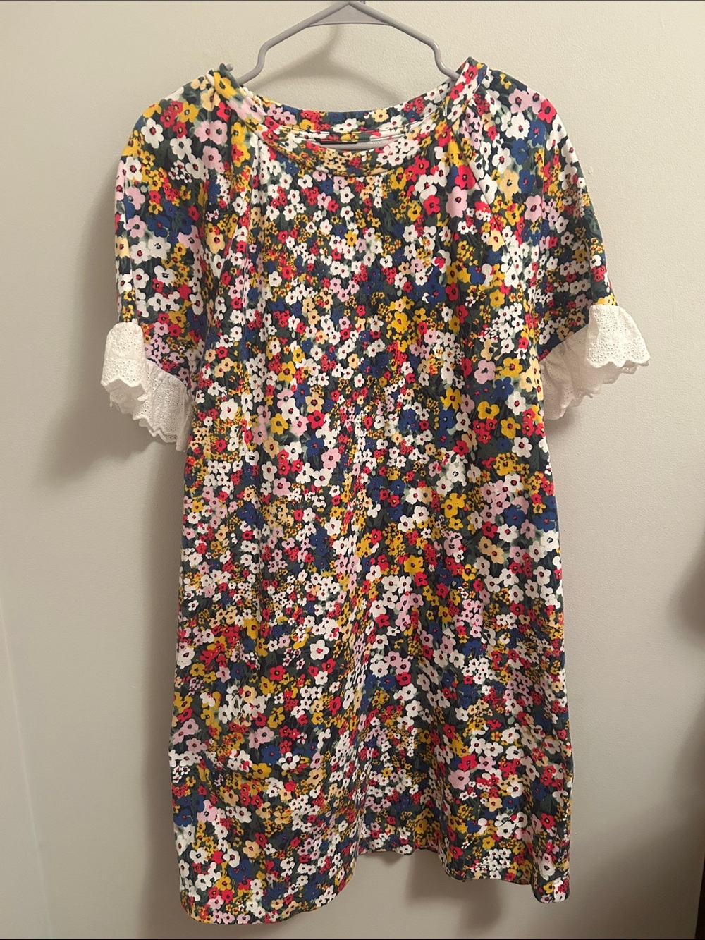 Ann Taylor Floral and Lace Dress